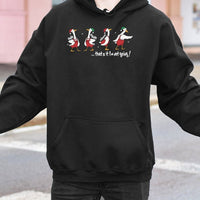 Humorous Holiday Quote Sweatshirt, Silly Goose Christmas Hoodie, Retro Honk Xmas Pullover, Sarcastic Animal Lover Holiday Sweatshirt