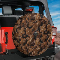 Festive Christmas Tire Cover, Gingerbread Cookie Spare Tire Cover, Holiday Winter Spare Tire Cover, Xmas Jeep SUV Holiday Present Decor