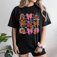Piñata and Pan Dulce Holiday Graphic Tee, Mexican Christmas T-Shirt, Coquette Latina Festive Shirt, Feliz Navidad Cultural Foodie Tee, Present