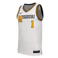 Missouri Tigers Retro Replica Basketball Jersey - White