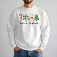 Gingerbread Pregnancy Reveal Sweatshirt, Cookies for Two Please Christmas Sweatshirt, Expecting Mom Holiday Crewneck