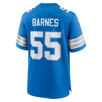 Detroit Lions Derrick Barnes Blue Team Game Jersey