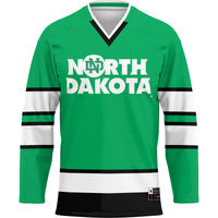 North Dakota Hockey Jersey - Kelly Green
