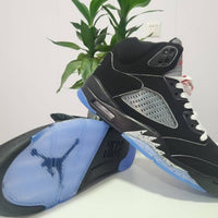High Top Sneakers, Black Silver Colorway, Lace Up Design, Casual Gift for Sneaker Fans