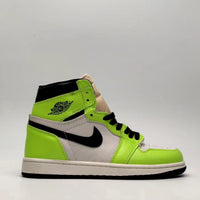 Sneakers, Neon Green Colorway, Lace Up Design, Casual Gift for Sneaker Fans