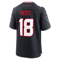 Houston Texans Graham Mertz Navy Team Game Jersey