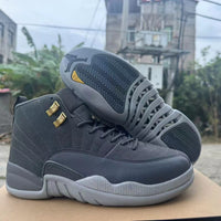 High Top Sneakers, Gray Colorway, Lace Up Design, Casual Gift for Sneaker Fans