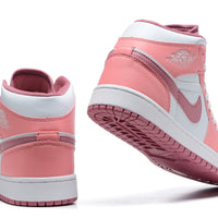Sneakers, Pink White Colorway, Lace Up Design, Casual Gift for Sneaker Fans