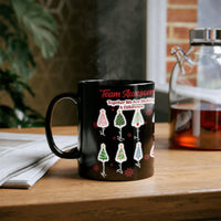 Personalized Christmas Tree Holiday Ceramic Mug, Team Awesome Coffee Mug, Office Staff Appreciation Cup, Coworker Xmas Present