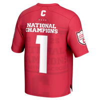 #1 Cornell Big Red 2025 NCAA Lacrosse National Champions Lightweight Fashion Jersey - Red