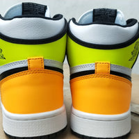Sneakers, Black Yellow Colorway, Lace Up Design, Casual Gift for Sneaker Fans