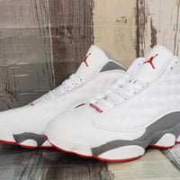 Sneakers, White Red Gray Colorway, Lace Up Design, Casual Gift for Sneaker Fans