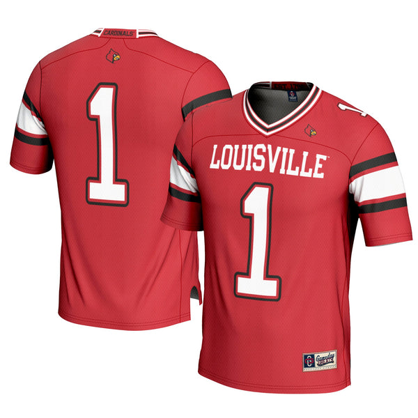 #1 Louisville Cardinals Football Jersey - Cardinal