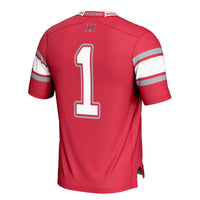 #1 Miami University RedHawks Football Jersey - Red