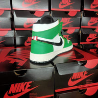 Sneakers, White Green Colorway, Lace Up Design, Casual Gift for Sneaker Fans