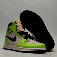 Sneakers, Neon Green Colorway, Lace Up Design, Casual Gift for Sneaker Fans
