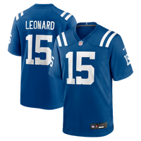Indianapolis Colts Riley Leonard Royal Team Game Jersey