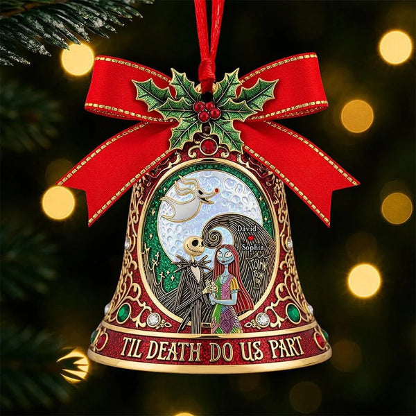 Personalized Couples Holiday Ornament, Humorous Couple Christmas Ornament, Custom Keepsake Tree Hanging Decor, Unique Christm