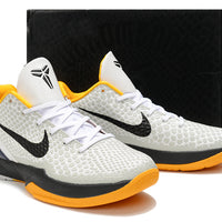 Low Top Sneakers, White Yellow Black Colorway, Lace Up Design, Casual Gift for Sneaker Fans