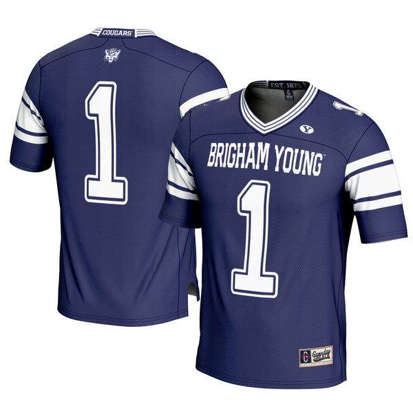 #1 BYU Cougars Football Jersey - Cardinal