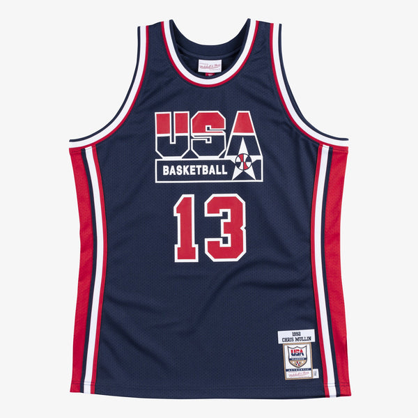 USA Basketball Authentic Jersey Chris Mullin 1992