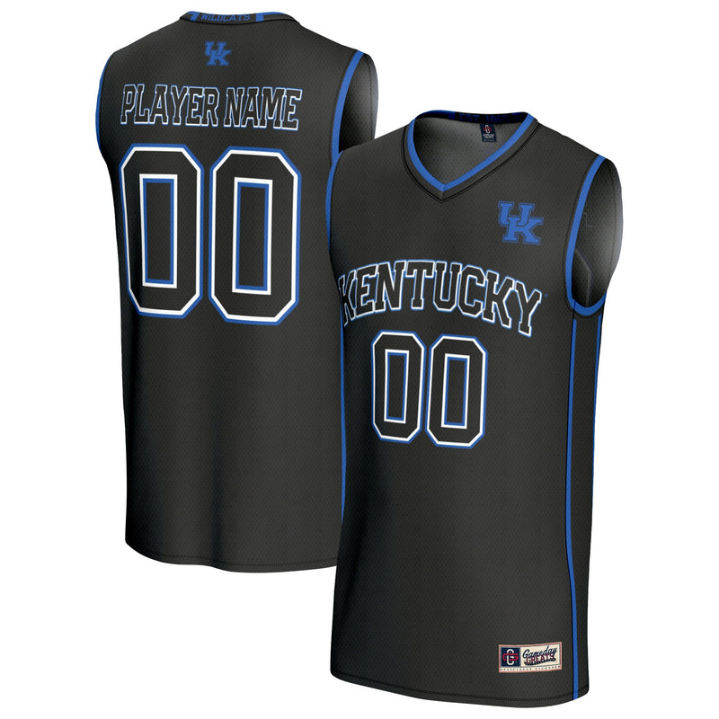 Kentucky Wildcats Lightweight Collegiate Basketball NIL Pick-A-Player Fashion Jersey - Black