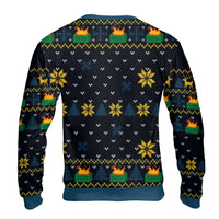 Humorous Office Holiday Work Sweatshirt, Dumpster Fire Response Team Ugly Christmas Sweater, Sarcastic Coworker Xmas Crewneck Pullover