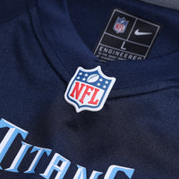 Tennessee Titans Treylon Burks Navy Player Game Jersey