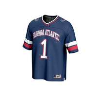 #1 Florida Atlantic Owls Lightweight Football Jersey - Navy