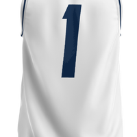 UC Davis Aggies Lightweight Collegiate Basketball Fashion Jersey - White