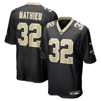 New Orleans Saints Tyrann Mathieu Black Game Jersey