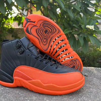 Sneakers, Black Red Colorway, Lace Up Design, Casual Gift for Sneaker Fans