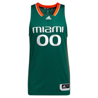 Miami Hurricanes Custom Alternate Basketball Jersey - Green