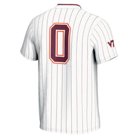 #0 Virginia Tech Hokies Softball Fashion Jersey - White