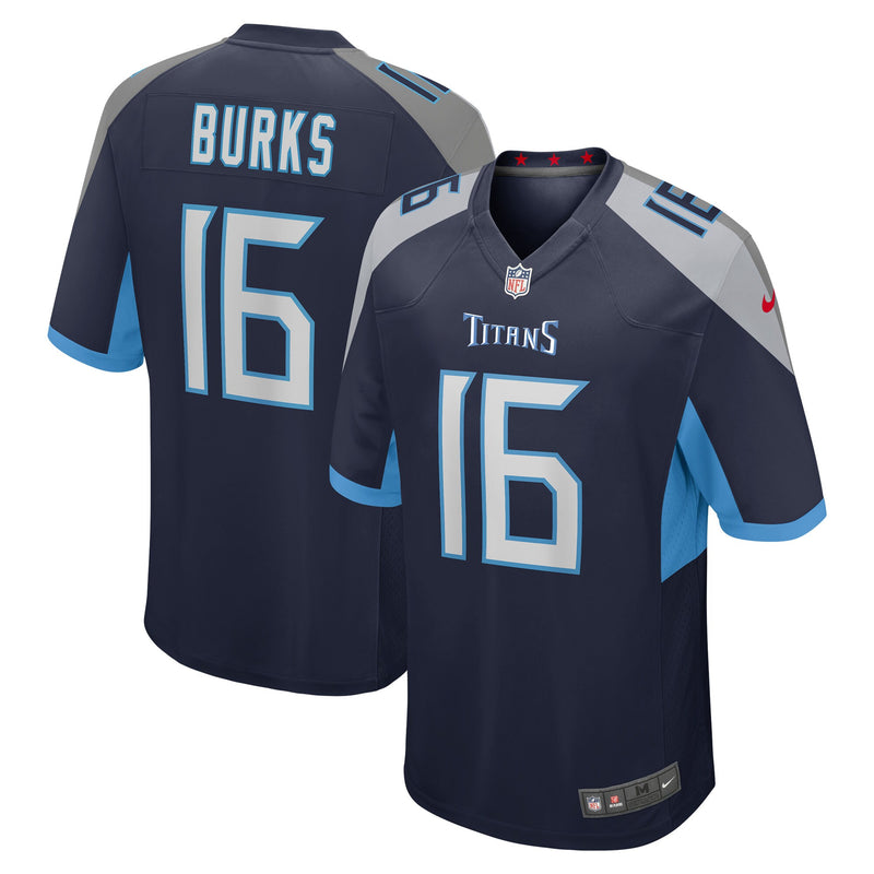 Tennessee Titans Treylon Burks Navy Player Game Jersey