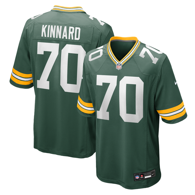 Green Bay Packers Darian Kinnard Green Team Game Jersey