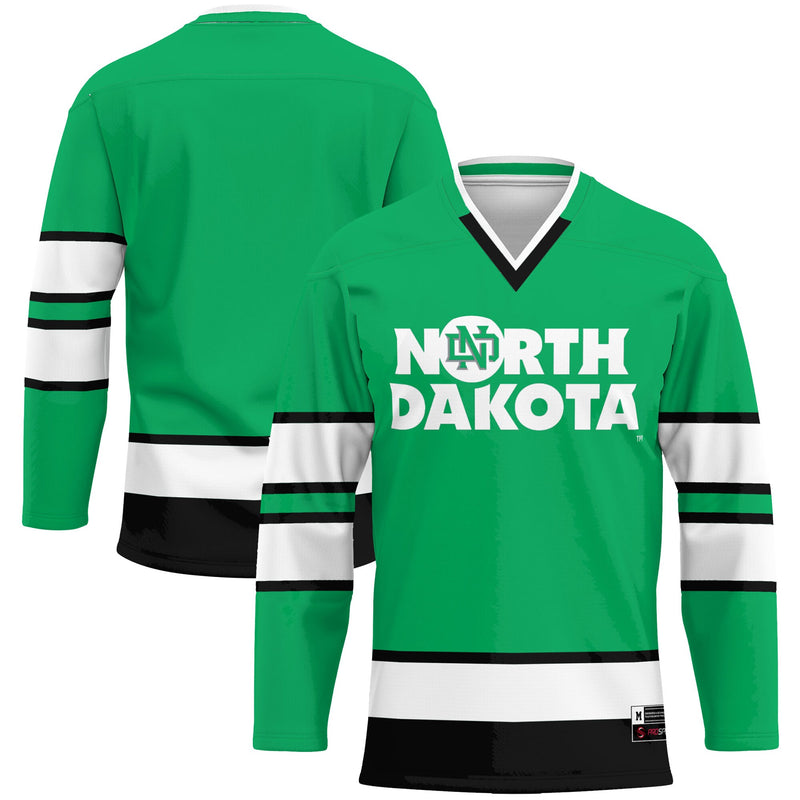 North Dakota Hockey Jersey - Kelly Green