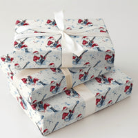 Watercolor Guitar Christmas Gift Wrap, Rock Star Santa Wrapping Paper, Cool Santa Holiday Wrapping Paper, Rocker Santa Christmas Gift Wrap