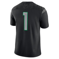 #1 Black Oregon Ducks Game Jersey
