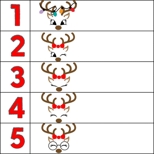 Festive Holiday Lights Antler Shirt, Personalized Christmas Deer Head T-Shirt, Custom Family Matching Xmas Graphic Tee, Prese
