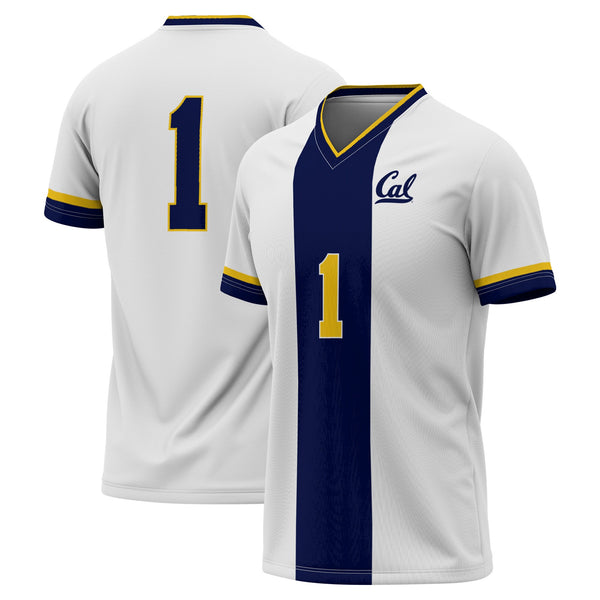 #1 Cal Bears Lightweight Soccer Fashion Jersey - White