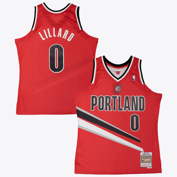 Portland Trail Blazers Damian Lillard 2012 Alternate Jersey - University Red
