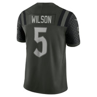 New York Jets Garrett Wilson Gotham Green 2025 Rivalries Collection Stitched Limited Jersey