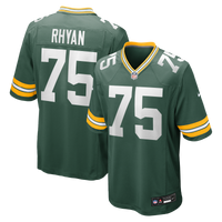 Green Bay Packers Sean Rhyan Green Game Player Jersey
