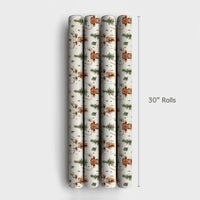 Rustic Holiday Wrapping Paper, Western Longhorn Christmas Wrapping Paper, Farmhouse Country Gift Wrap, Texas Cattle Christmas Wrapping Paper