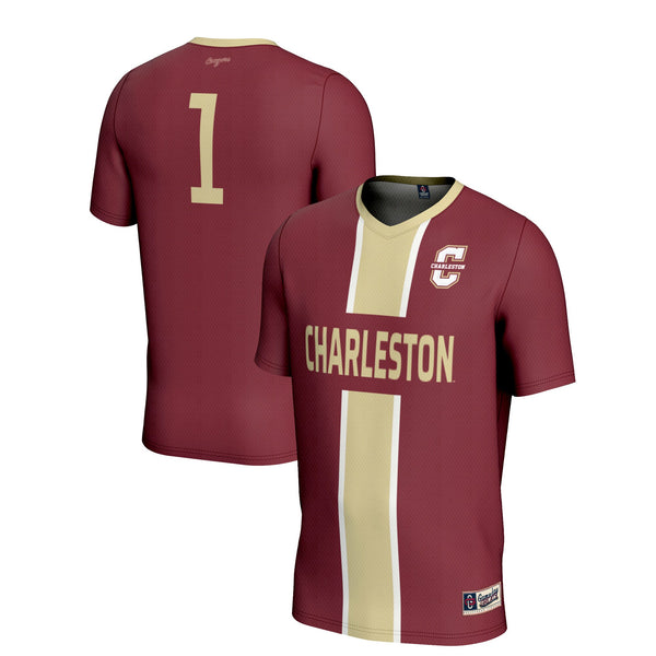 #1 Charleston Cougars Lightweight Soccer Jersey - Maroon