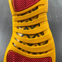 Low Top Sneakers, White Black Yellow Colorway, Lace Up Design, Casual Gift for Sneaker Fans