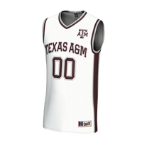 Texas A&M Aggies Lightweight Collegiate Basketball NIL Pick-A-Player Fashion Jersey - White