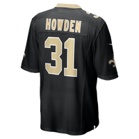New Orleans Saints Jordan Howden Black Team Game Jersey