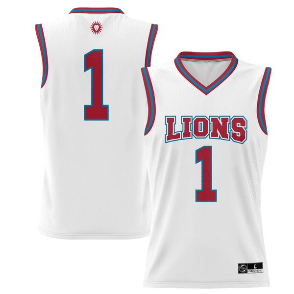 #1 Loyola Marymount Lions Lightweight Basketball Jersey - White